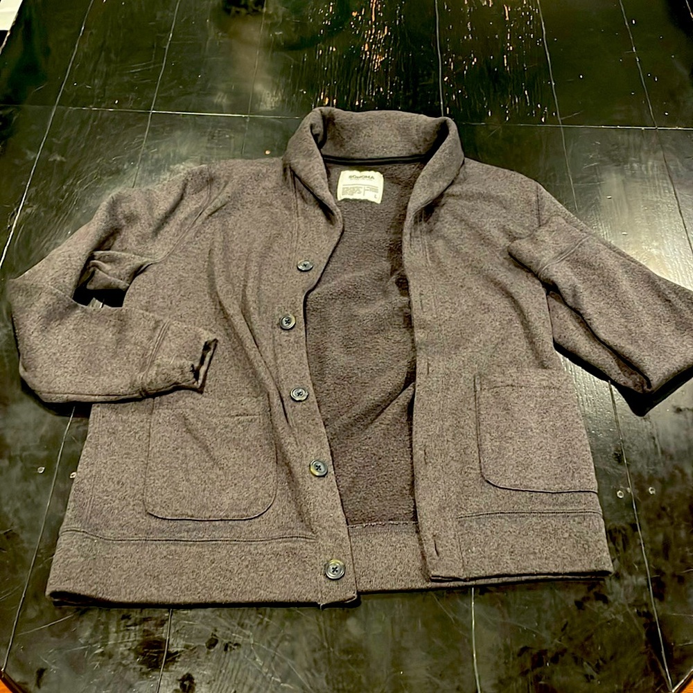 Sonoma - Grey - Button Down Cardigan